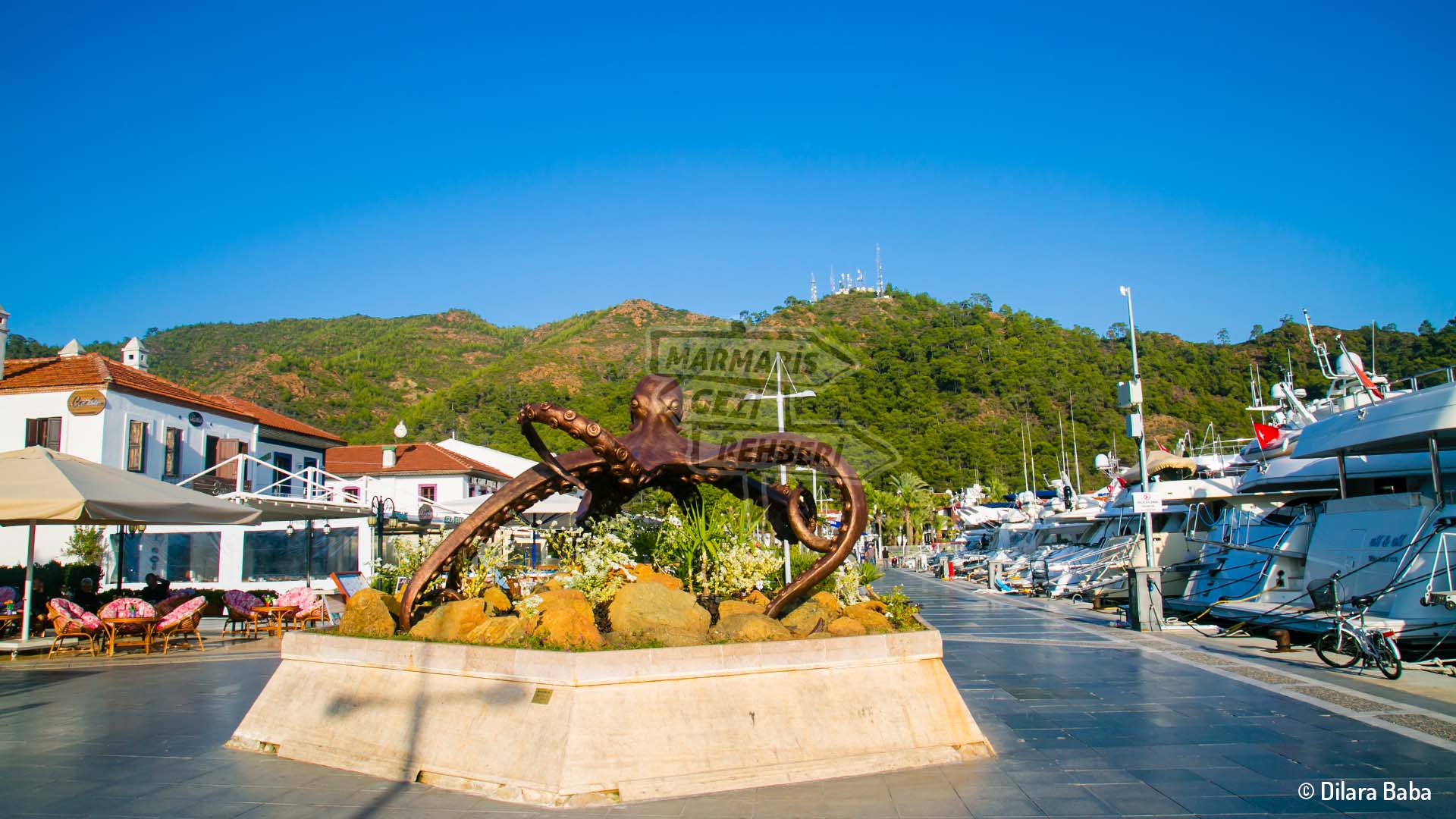 marmaris octopus sculpture